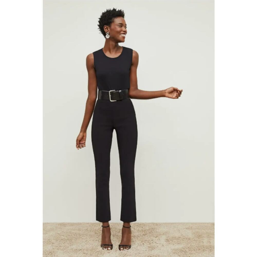MM LaFleur Pants Womens Size 10 Black Foster Cigarette New York Professional - Picture 3 of 15